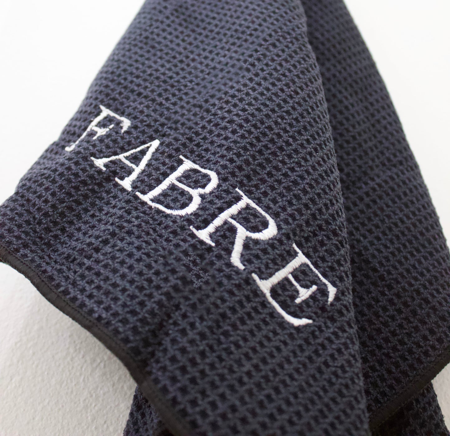 Waffle Knit Embroidered Golf Towel
