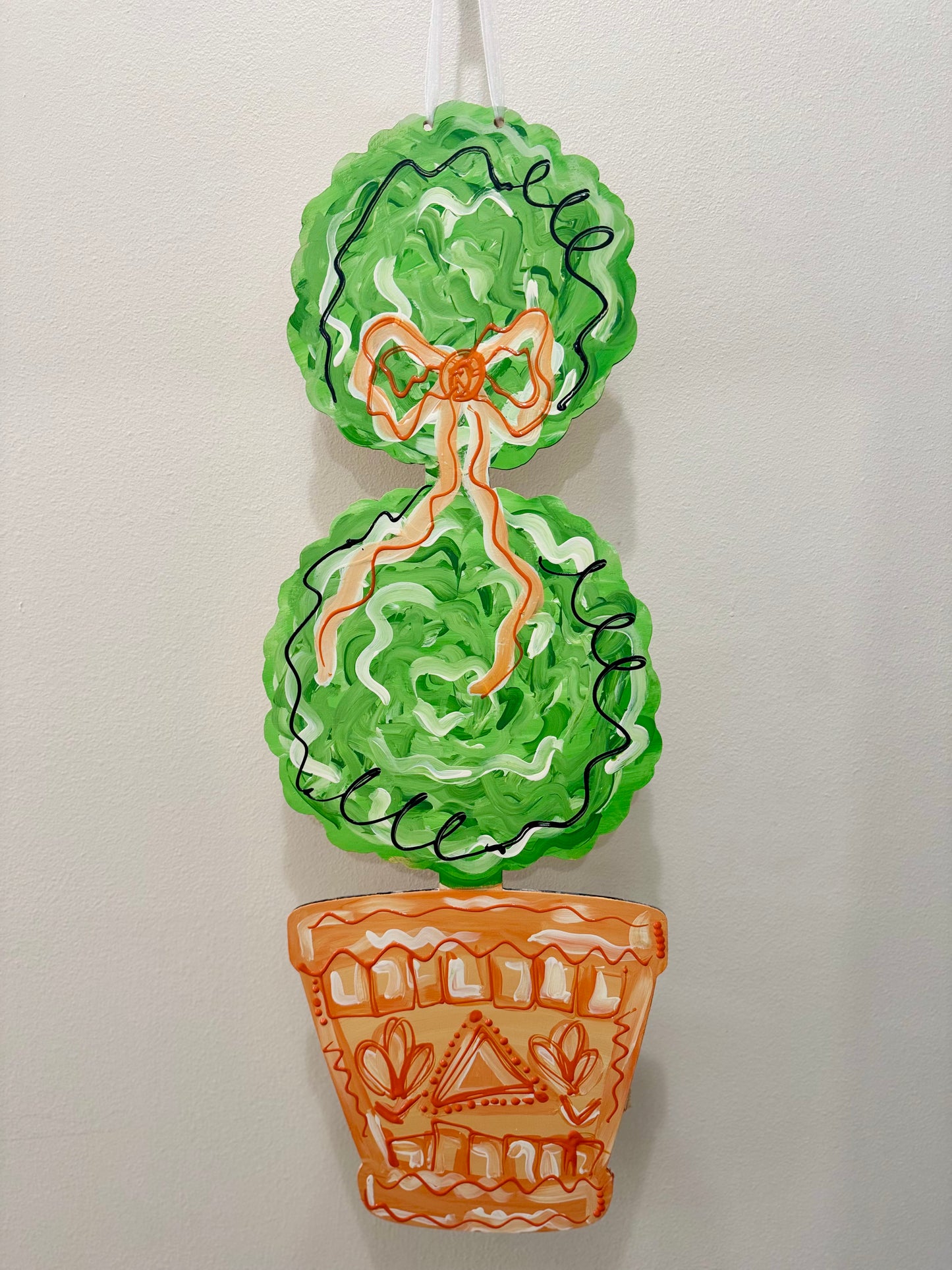 Topiary Door Hanger