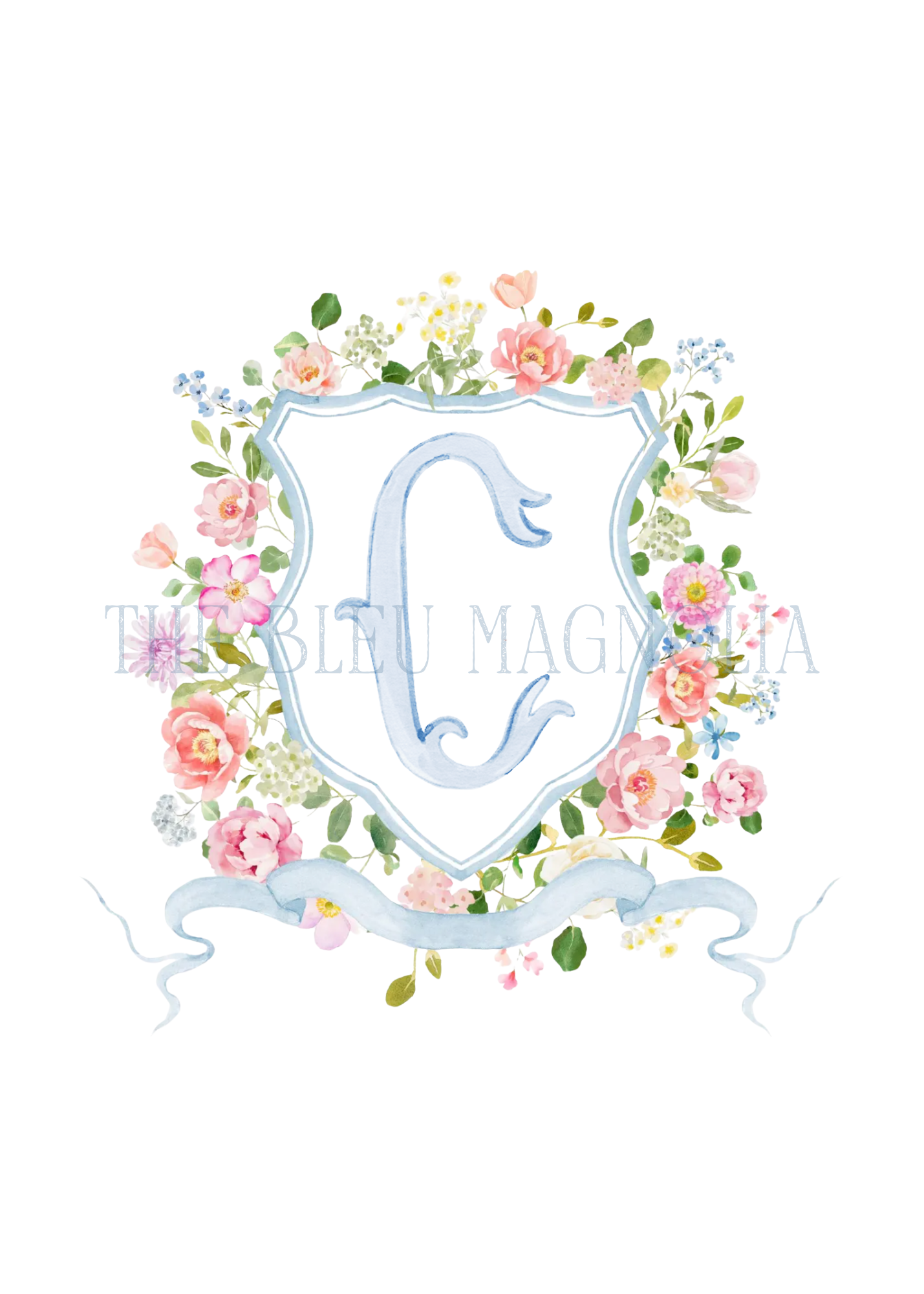 Floral Southern Charm Crest