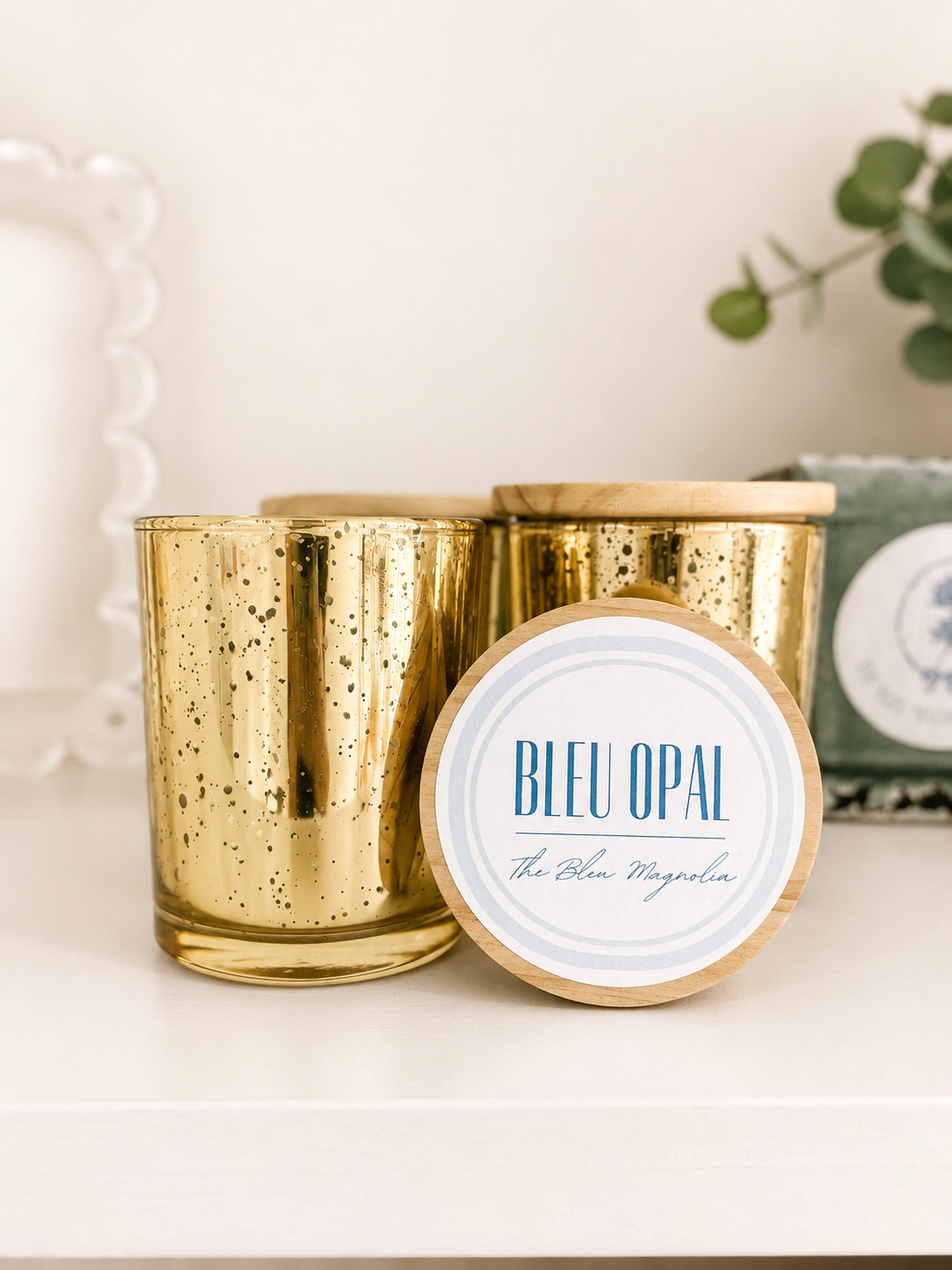 Bleu Opal Candle