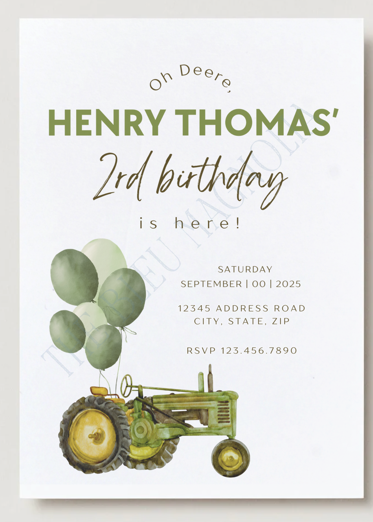 Custom Party Invitations