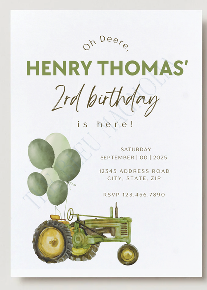 Custom Party Invitations