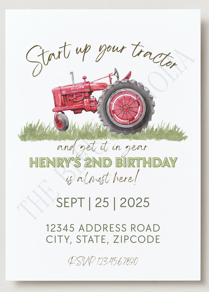 Custom Party Invitations