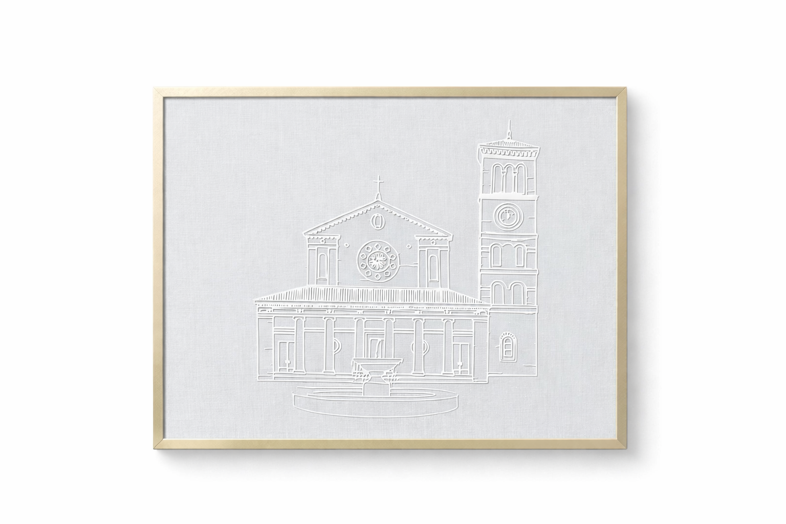 Custom Framed Venue Drawing