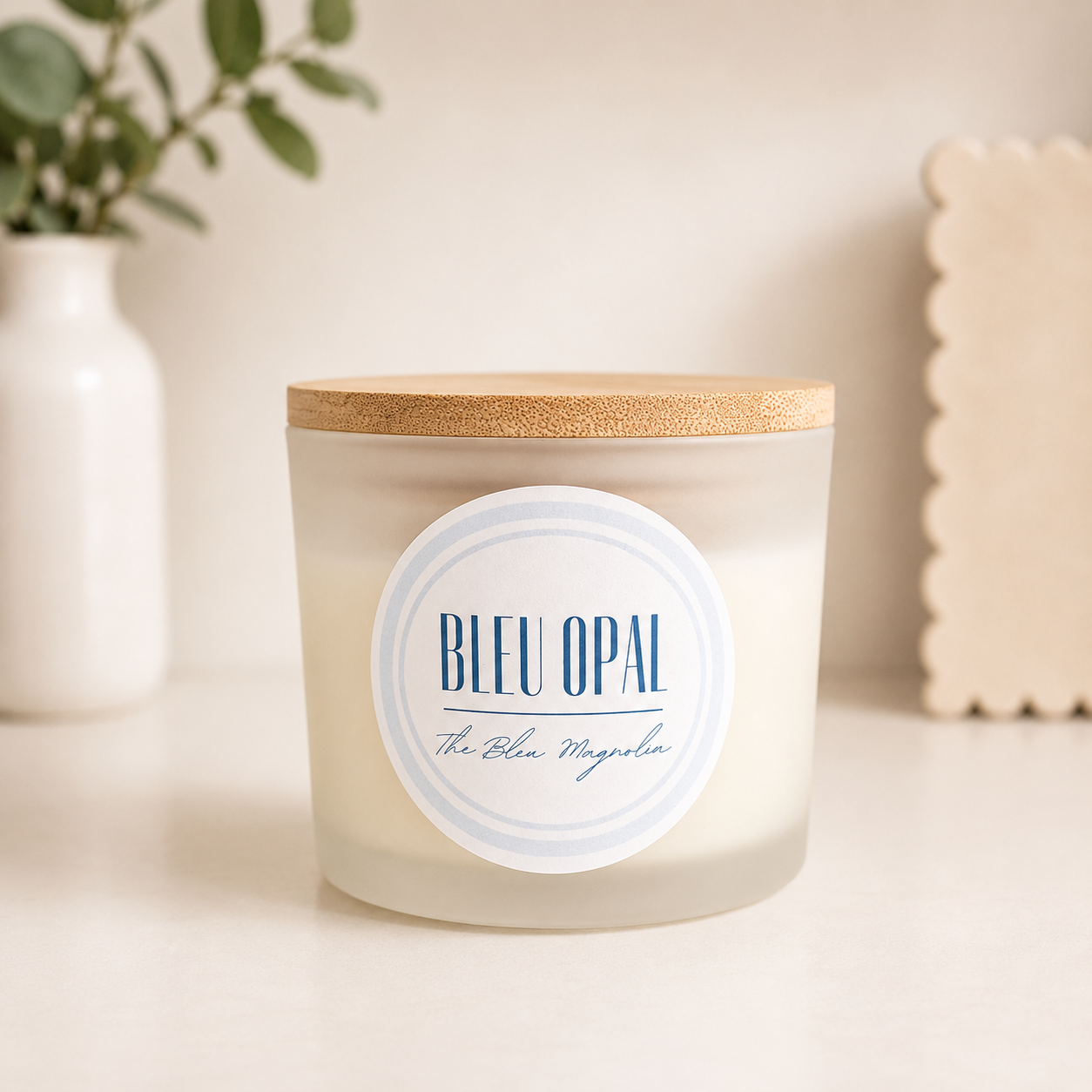 Bleu Opal Candle