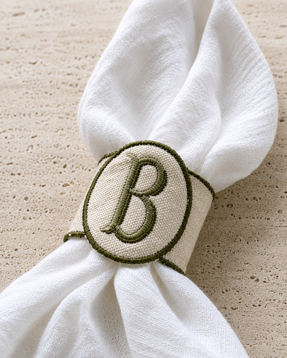 Embroidered Napkin Ring
