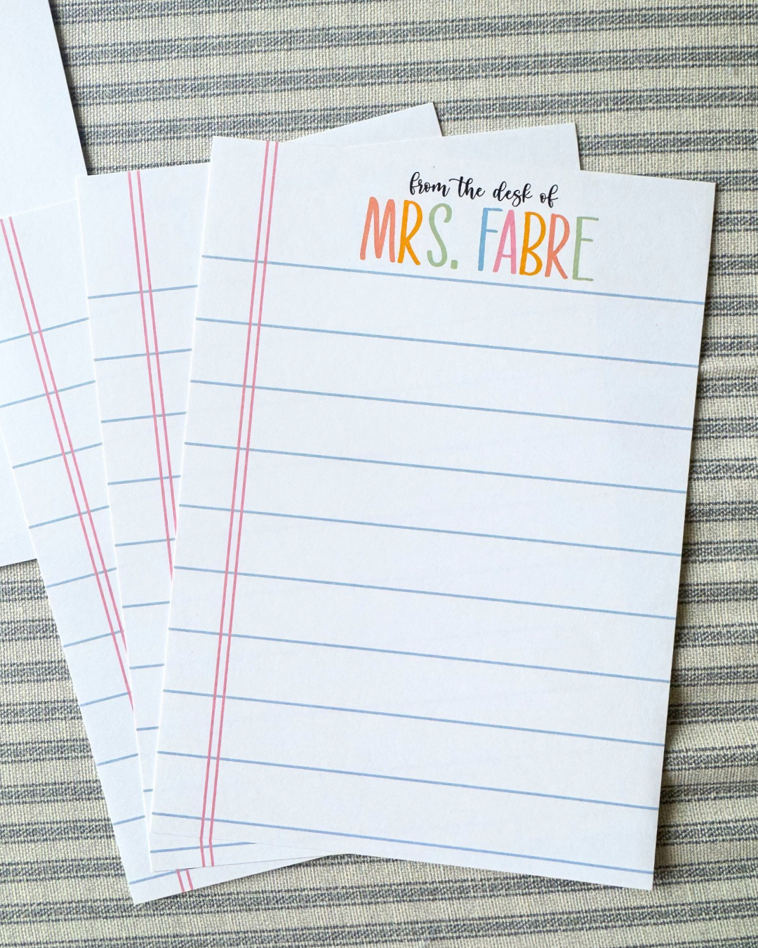 Teacher Appreciation Notepads