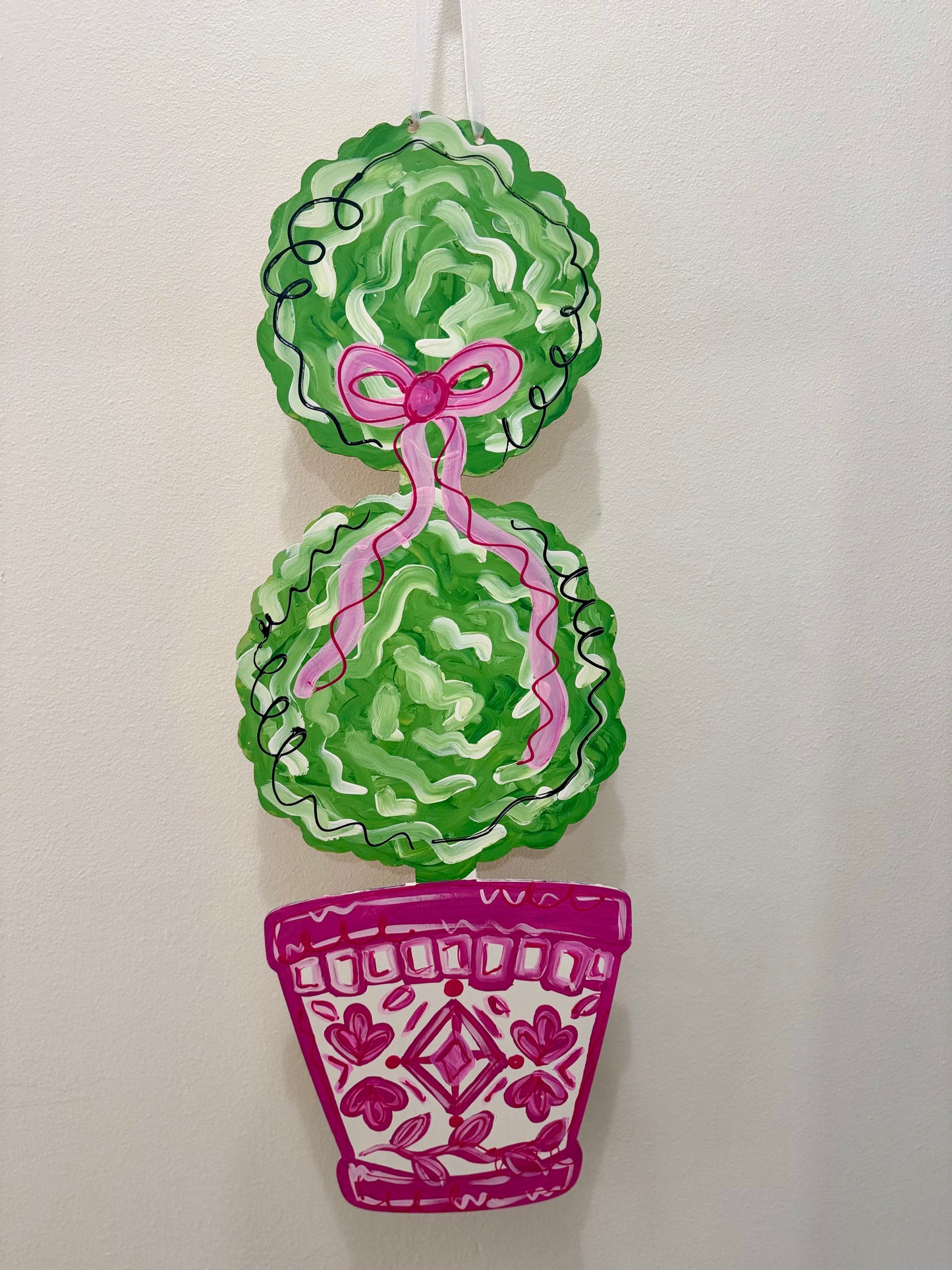 Topiary Door Hanger
