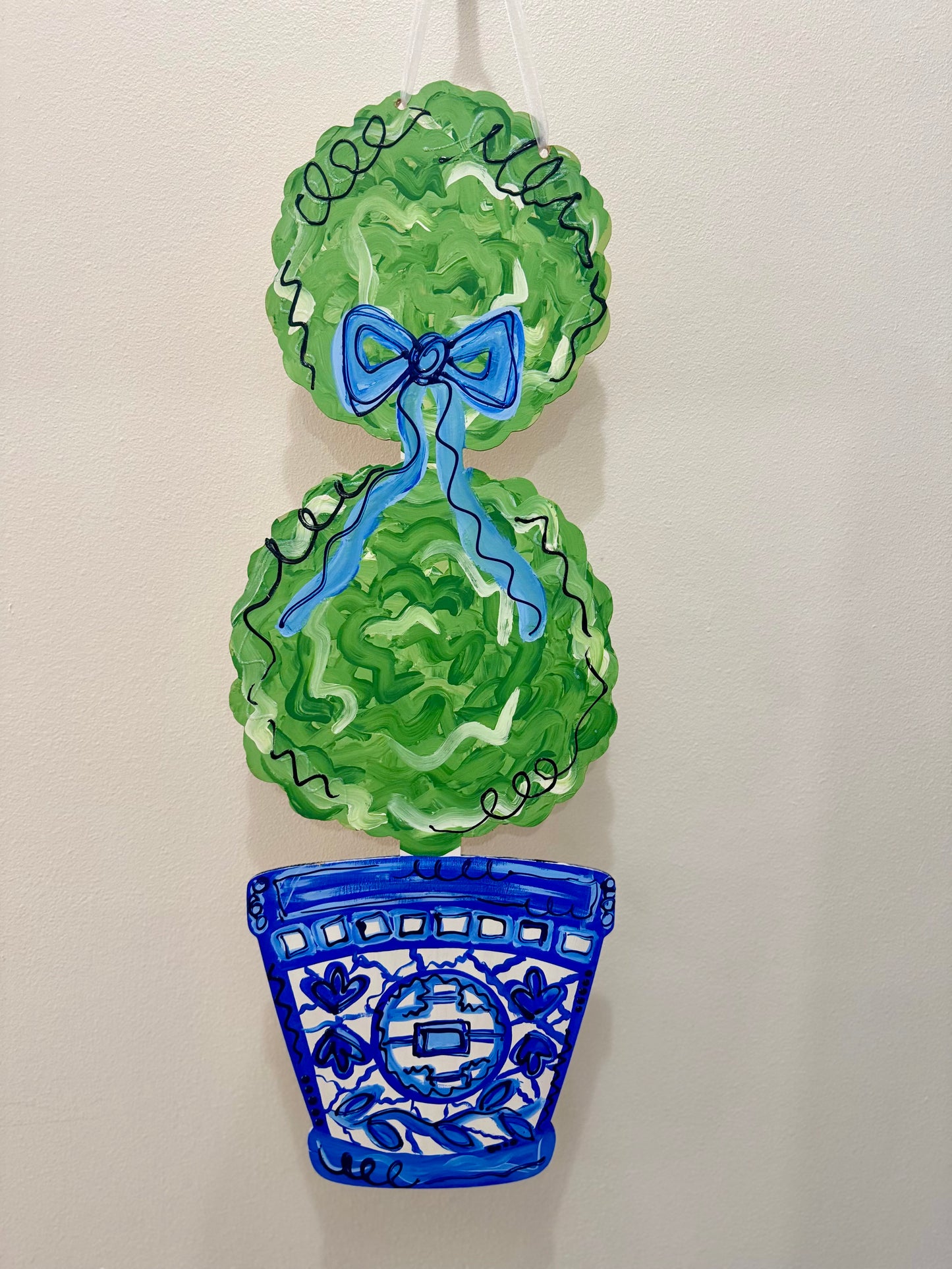 Topiary Door Hanger