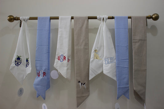 Embroidered Wreath Sashes