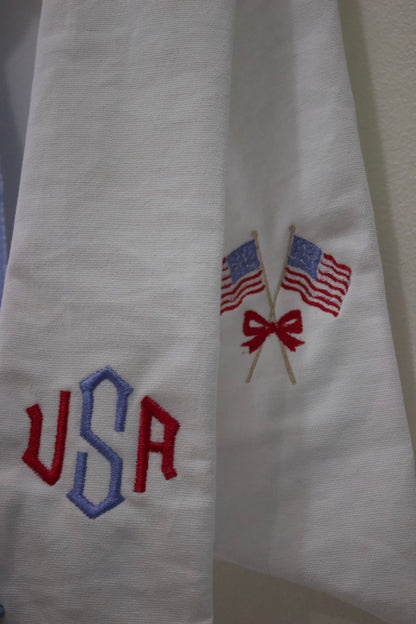 Embroidered Wreath Sashes