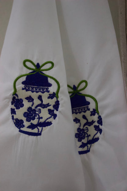 Embroidered Wreath Sashes