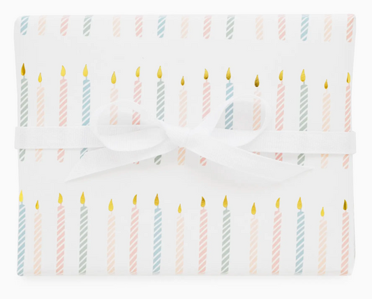 Gift Wrap Roll, Birthday Candle