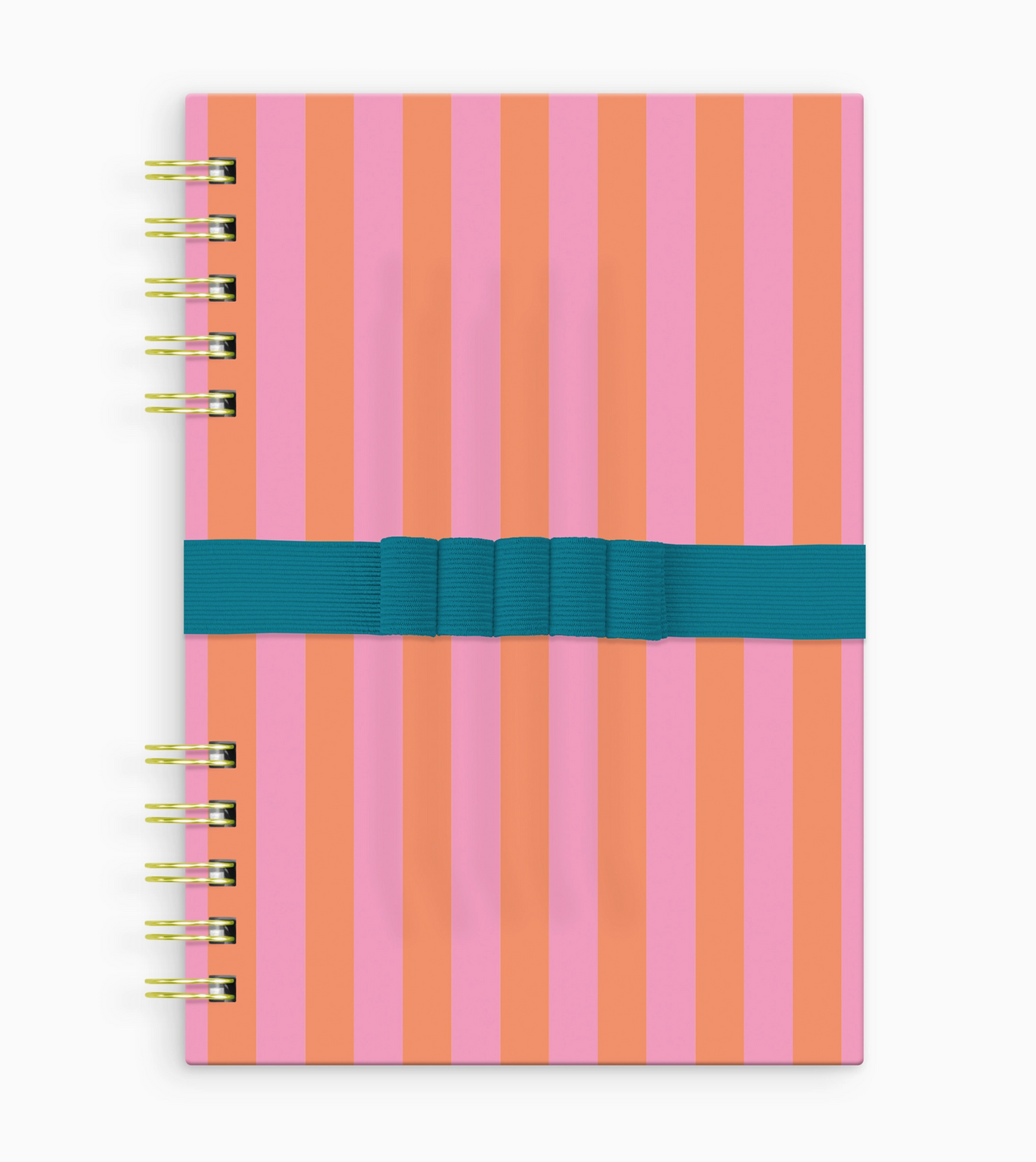 Cabana Stripes Harper Split-Spiral Notebook & Pen Set