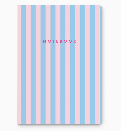 Cotton Candy Stripes Keri Notebook