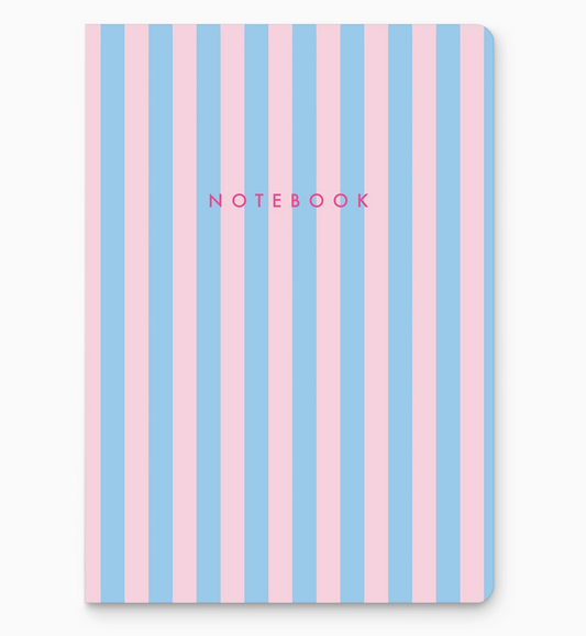 Cotton Candy Stripes Keri Notebook