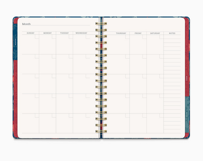 Garden Renaissance Undated Tri-Tab Planner