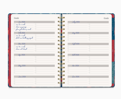 Garden Renaissance Undated Tri-Tab Planner