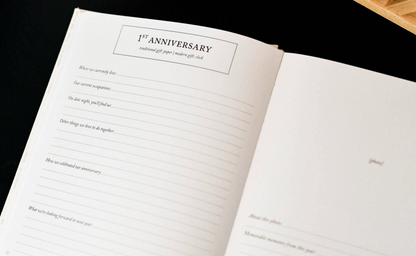 Anniversary Journal | Wedding Book