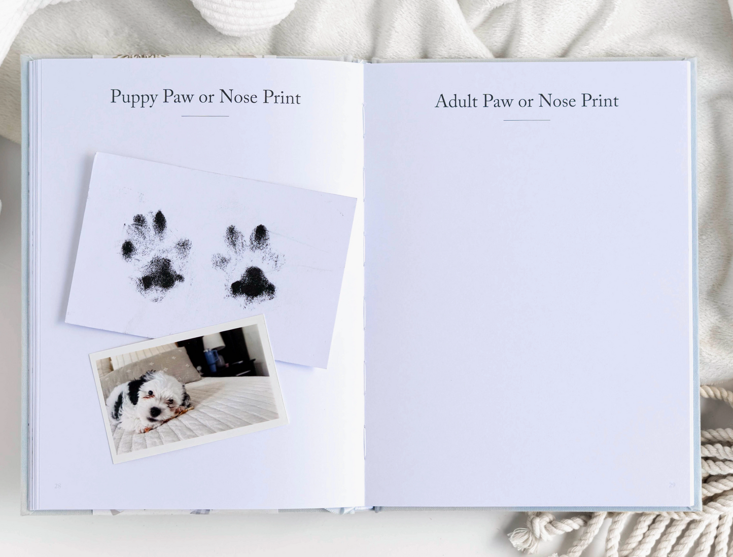 Dog Memory Book and Puppy Keepsake Journal