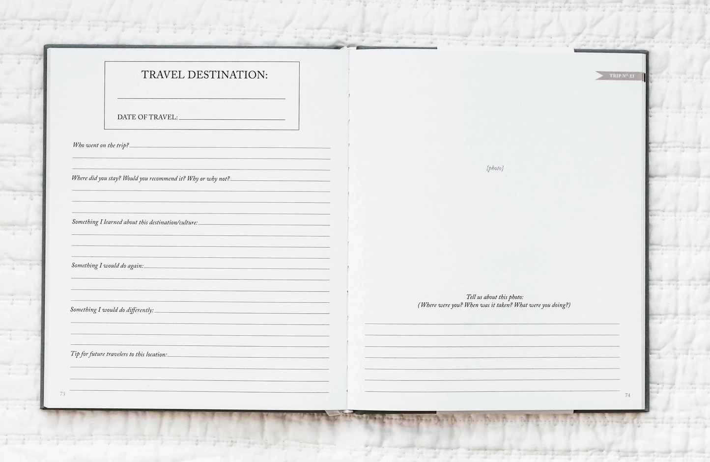 Travel Journal | Adventure Keepsake
