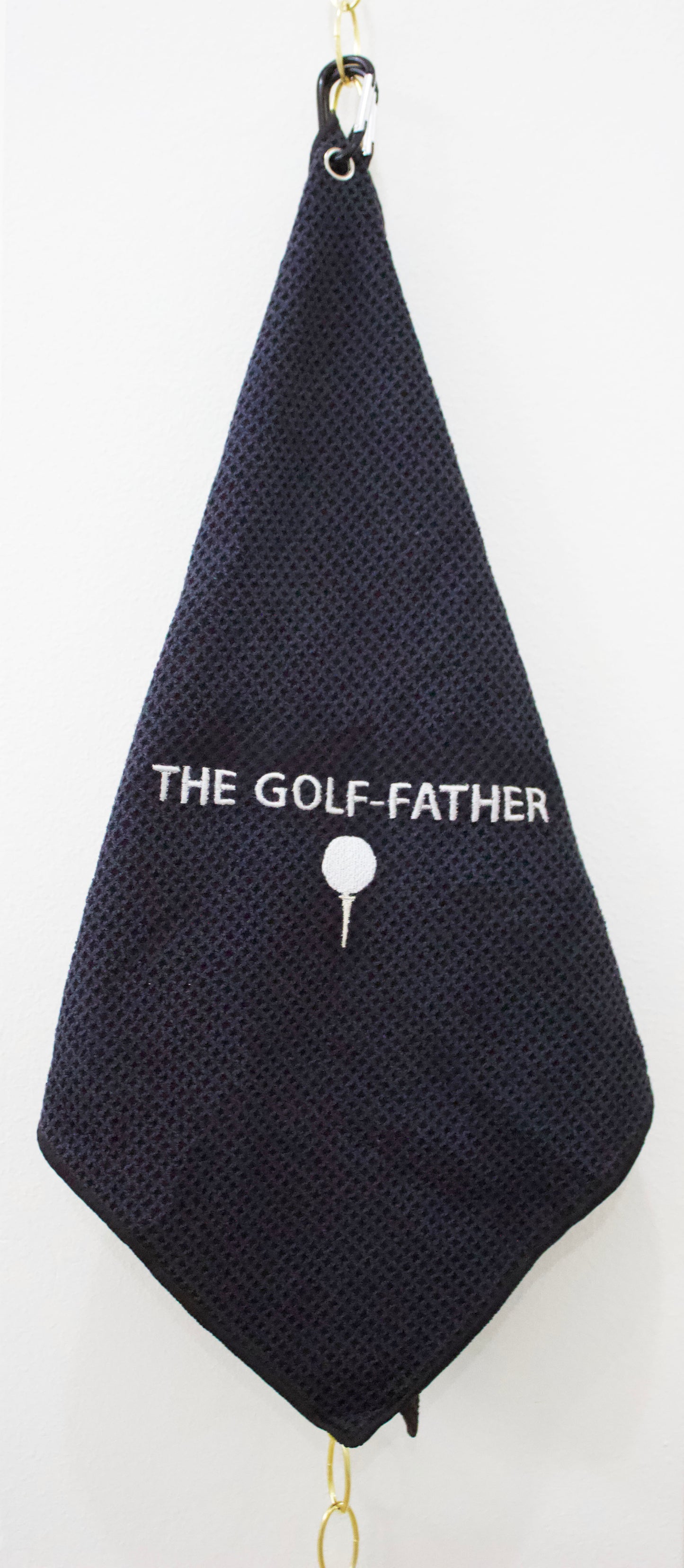 Waffle Knit Embroidered Golf Towel